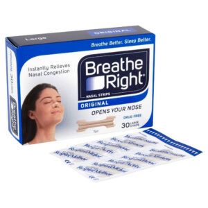 Breathe Right neusstrips - verpakking met 30 strips